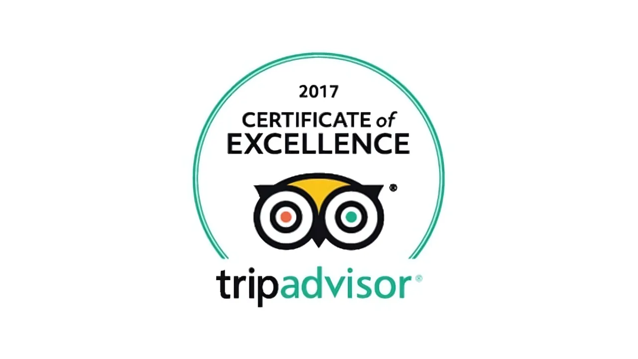 Tripadvisor Certificate of Excellence 2017 Award